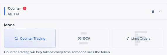 Auto-Buy strategy selector