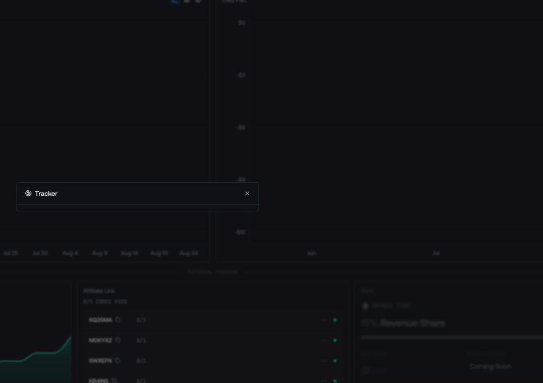 Tracked wallets in Proxima