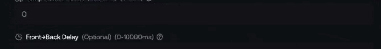 Temporary Holder Count in the real Block-0 Custom preset
