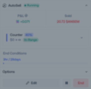 Running Auto-Sell session