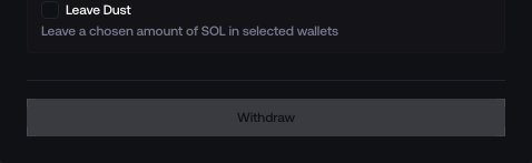 Final withdrawal controls