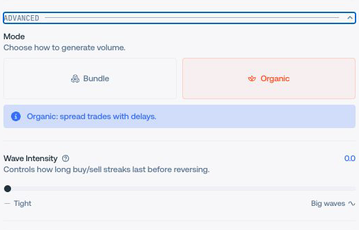 Volume Bot advanced execution controls